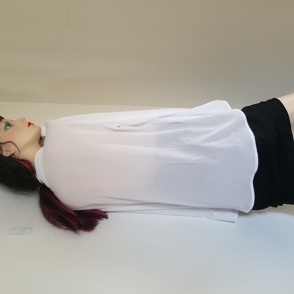 Clean Lines Sheer Blouse - Picture 7 of 9